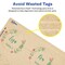 Avery Kraft Brown Round Tags with Sure Feed Technology, 2" Diameter, Laser/Inkjet, 96 Printable Tags with Strings Included, Also Great for Gift Tags and Favor Tags (80515)